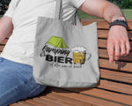 Bio-Baumwolle-Tote-Bag-Camping-und-Bier-Mann-Bank-Park-Kloeterkram